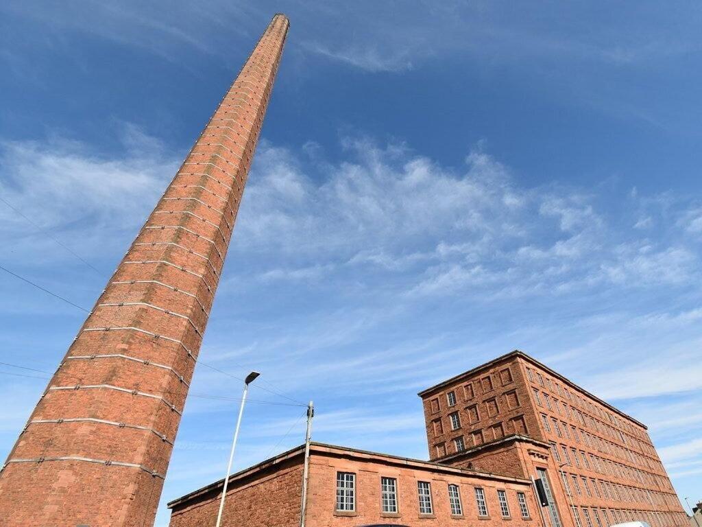The Engine House At Dixons Chimney Near Carlisle Castle Unique Historic Apartment With 65 Inch Sky Glass And Private Parking المظهر الخارجي الصورة