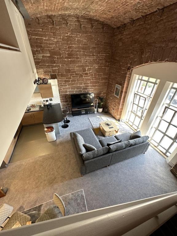 The Engine House At Dixons Chimney Near Carlisle Castle Unique Historic Apartment With 65 Inch Sky Glass And Private Parking المظهر الخارجي الصورة